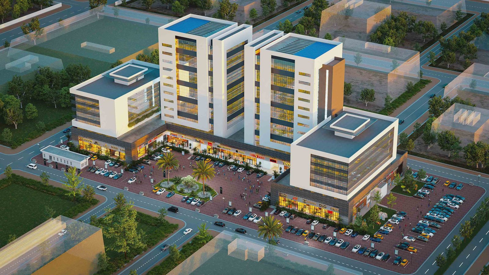 Complexe Mixte Commerce & Bureaux ZACA