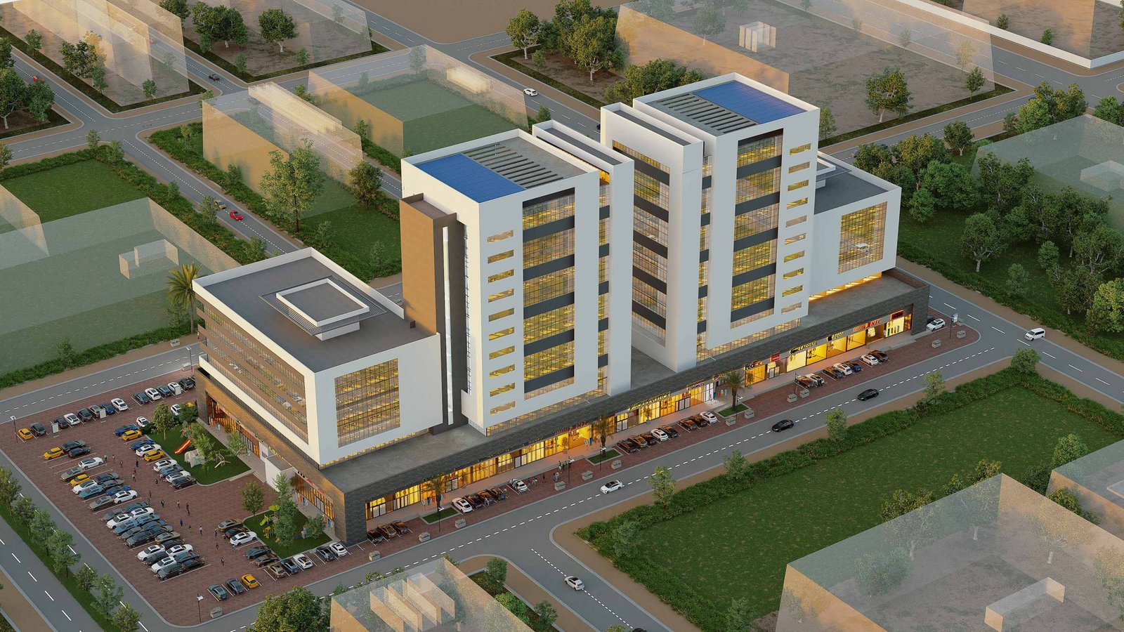 Complexe Mixte Commerce & Bureaux ZACA